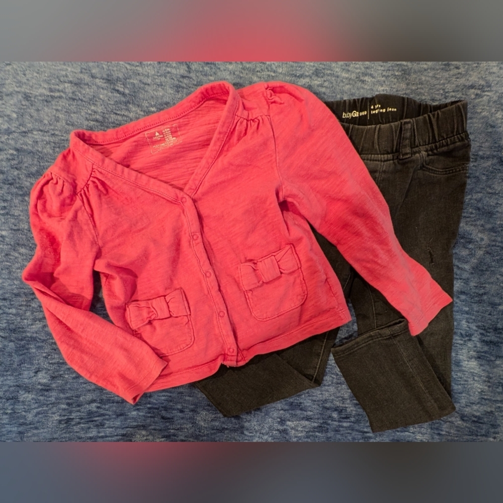 GAP Kids Size 4 Playtime Favorites Pink Top